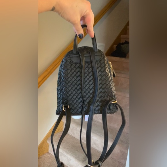 Mini black backpack - Picture 2 of 2